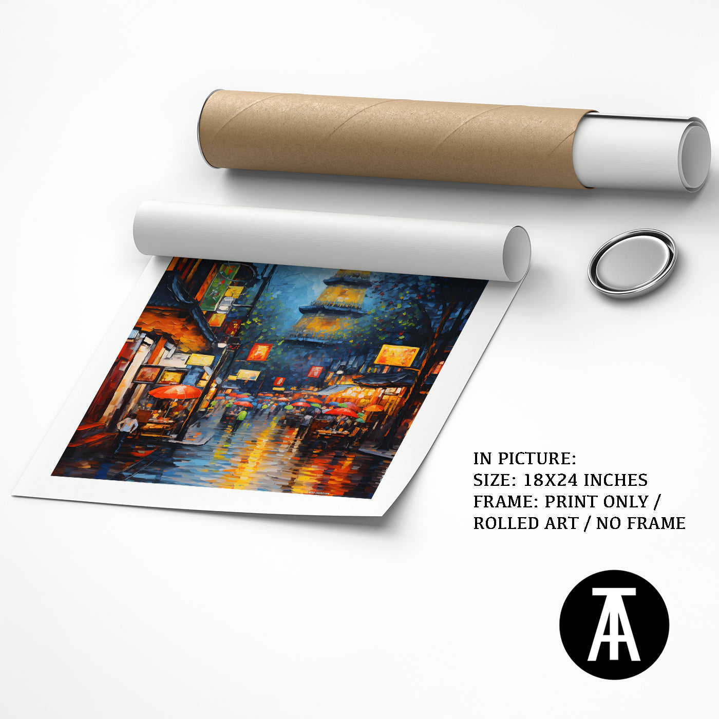 Artwork as Print Only or Rolled Art