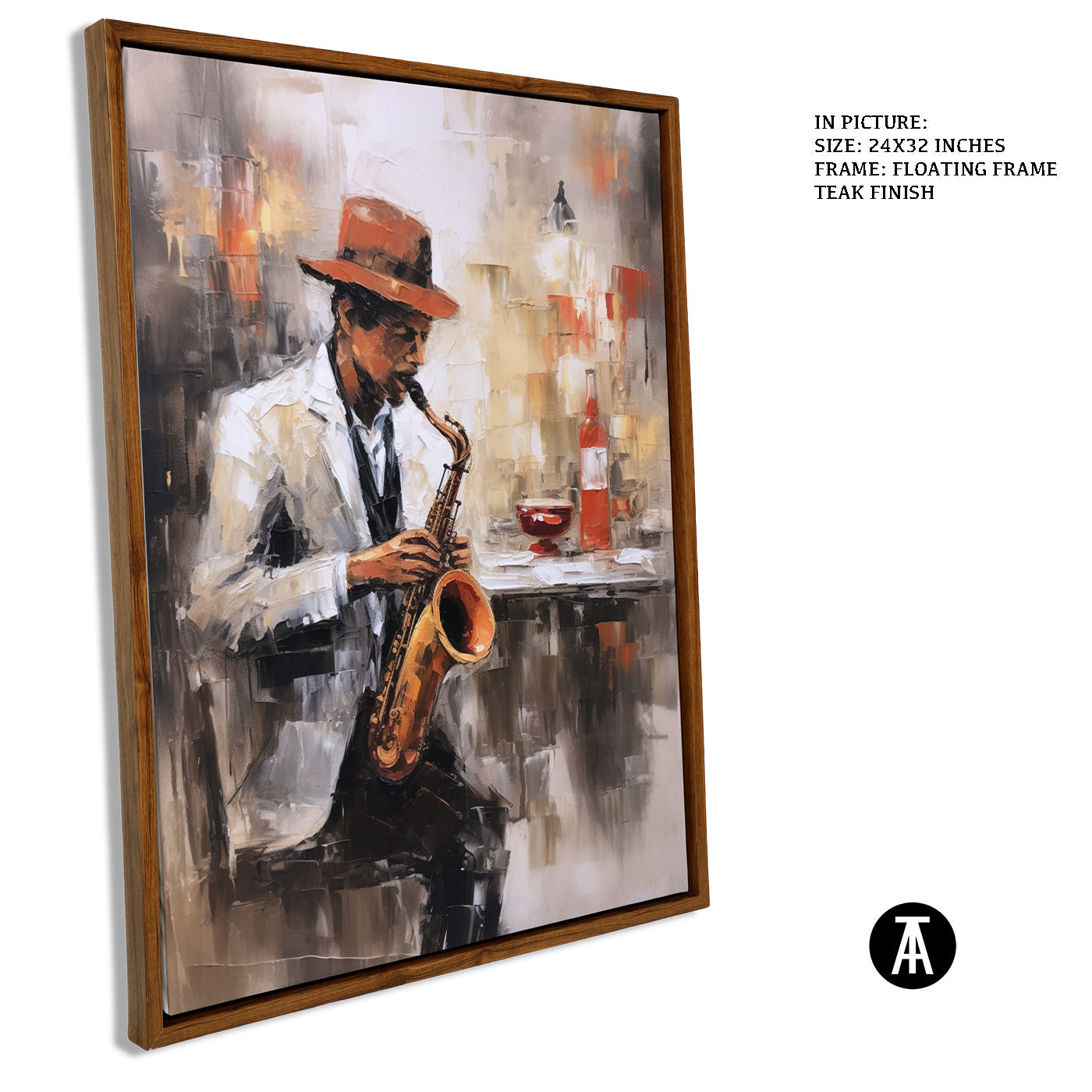 Artwork in Floating Frame