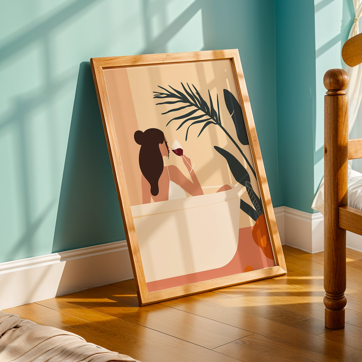 Praha Bohemian Artwork in a Lifestyle Setting