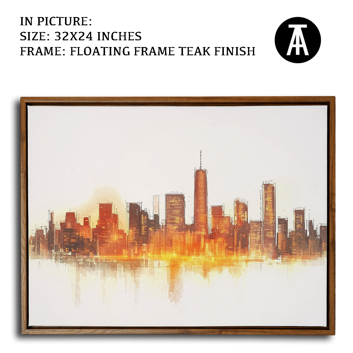 Artwork in Floating Frame