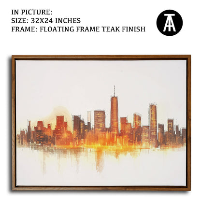 Artwork in Floating Frame