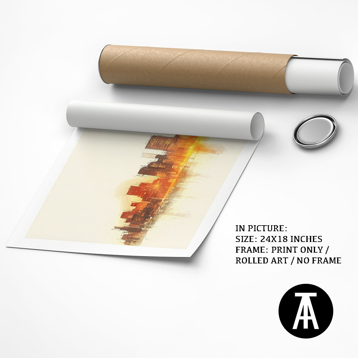 Artwork as Print Only or Rolled Art