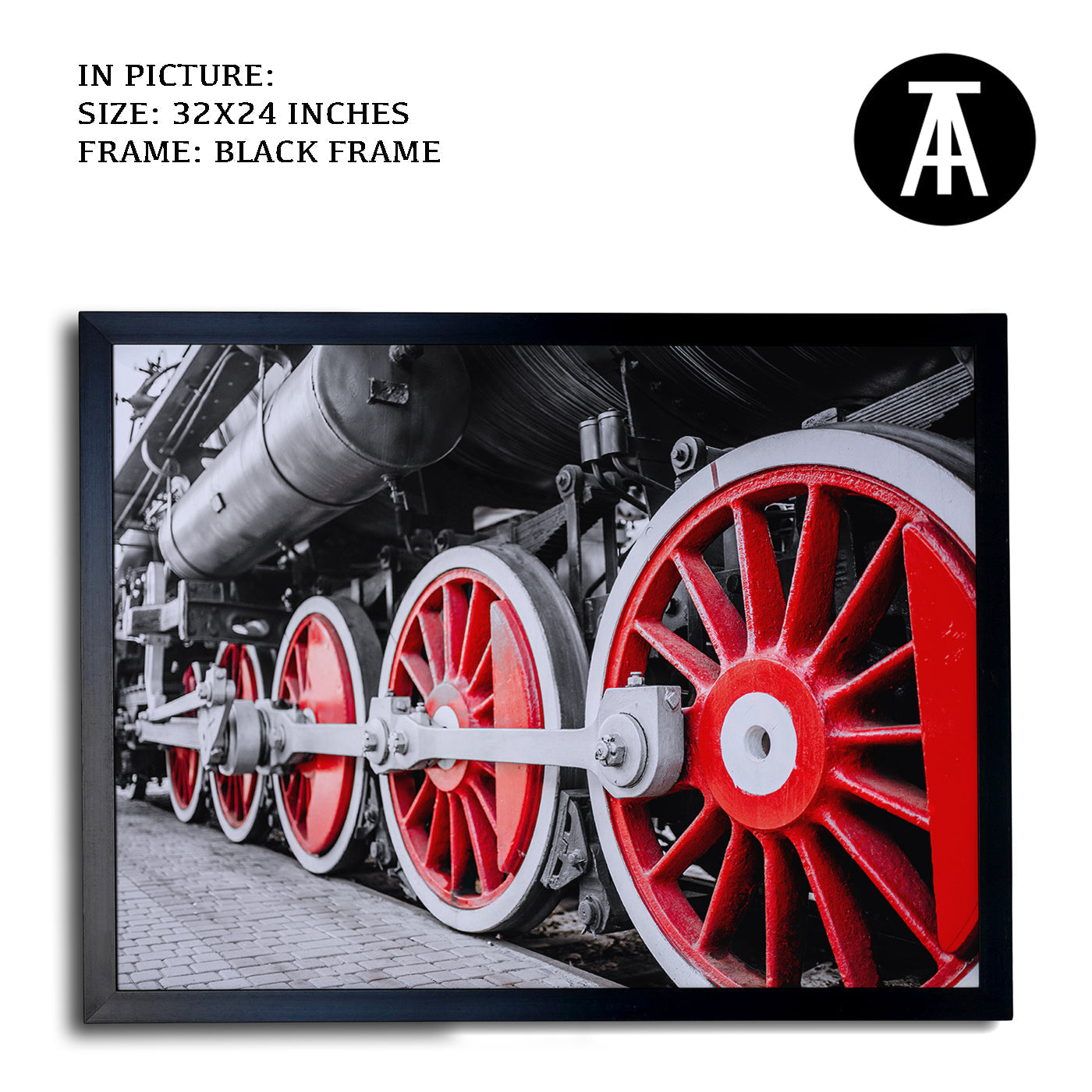 Artwork in Metal Earling Silver Frame