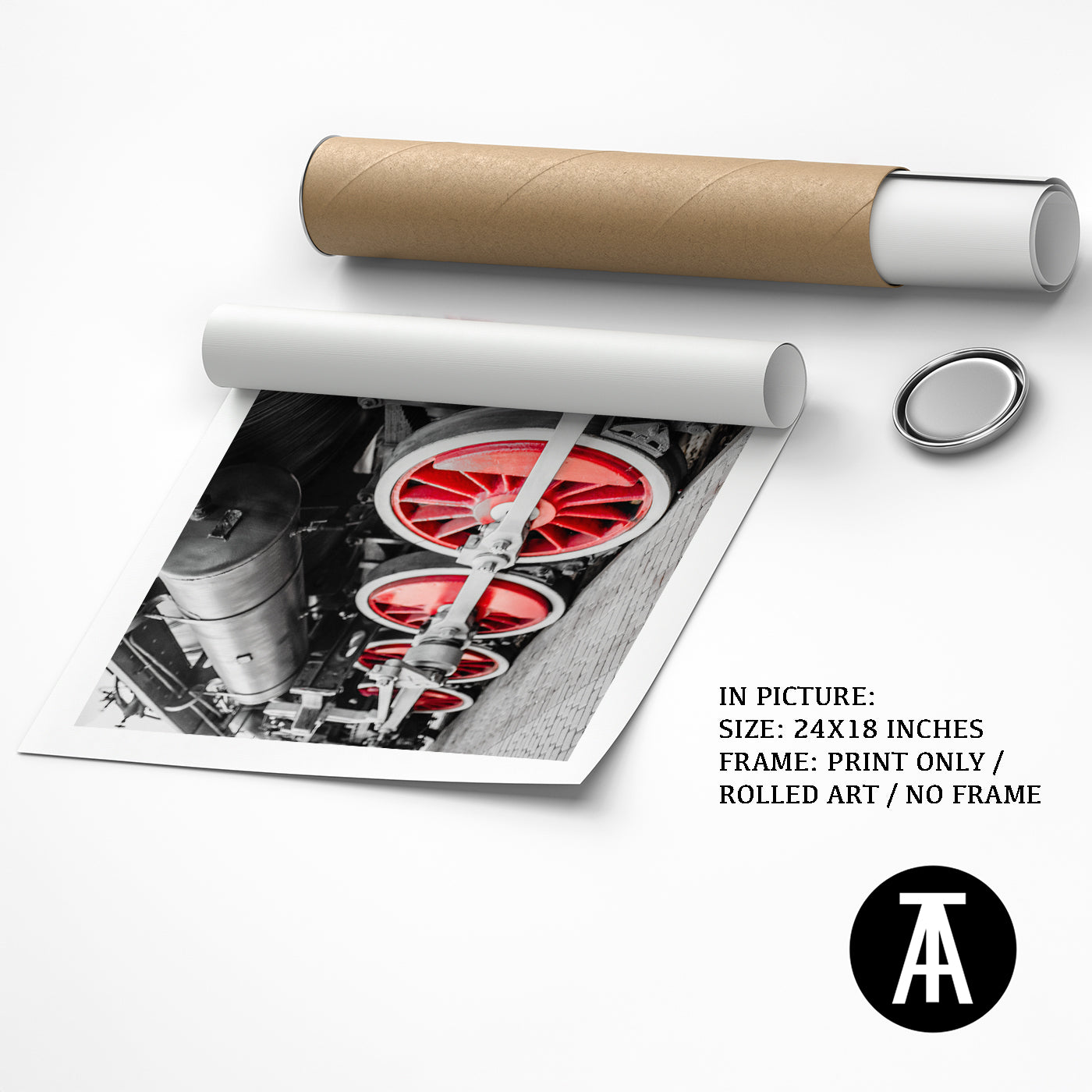 Artwork as Print Only or Rolled Art