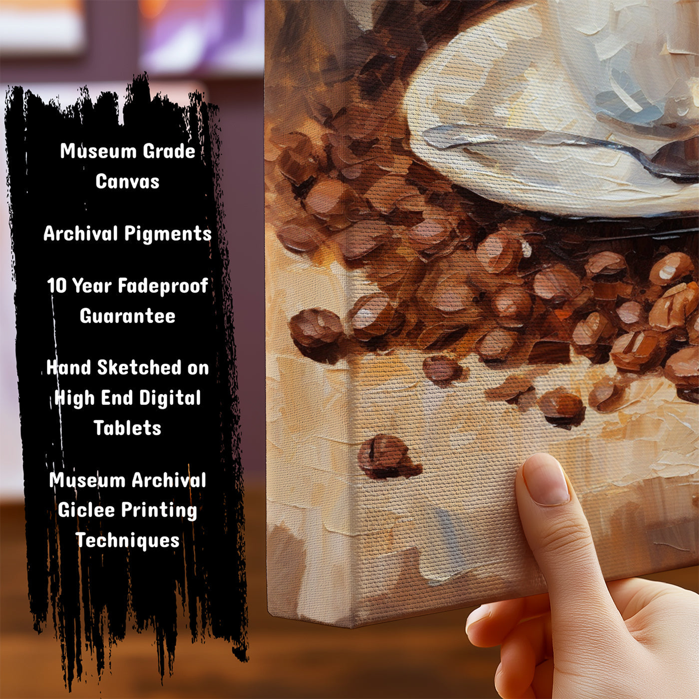 Information about Vintage Cafe Art Print