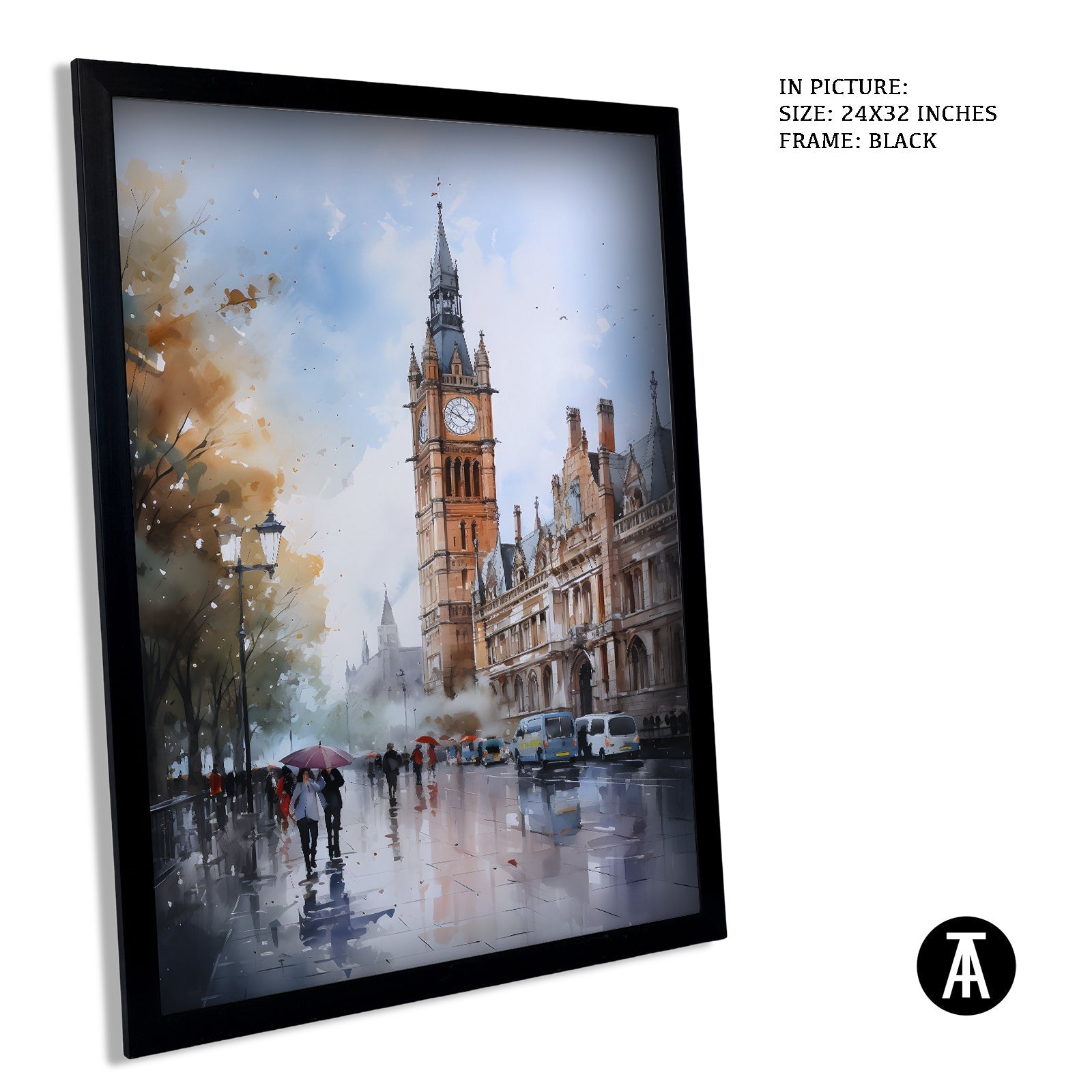 Artwork in Black Frame