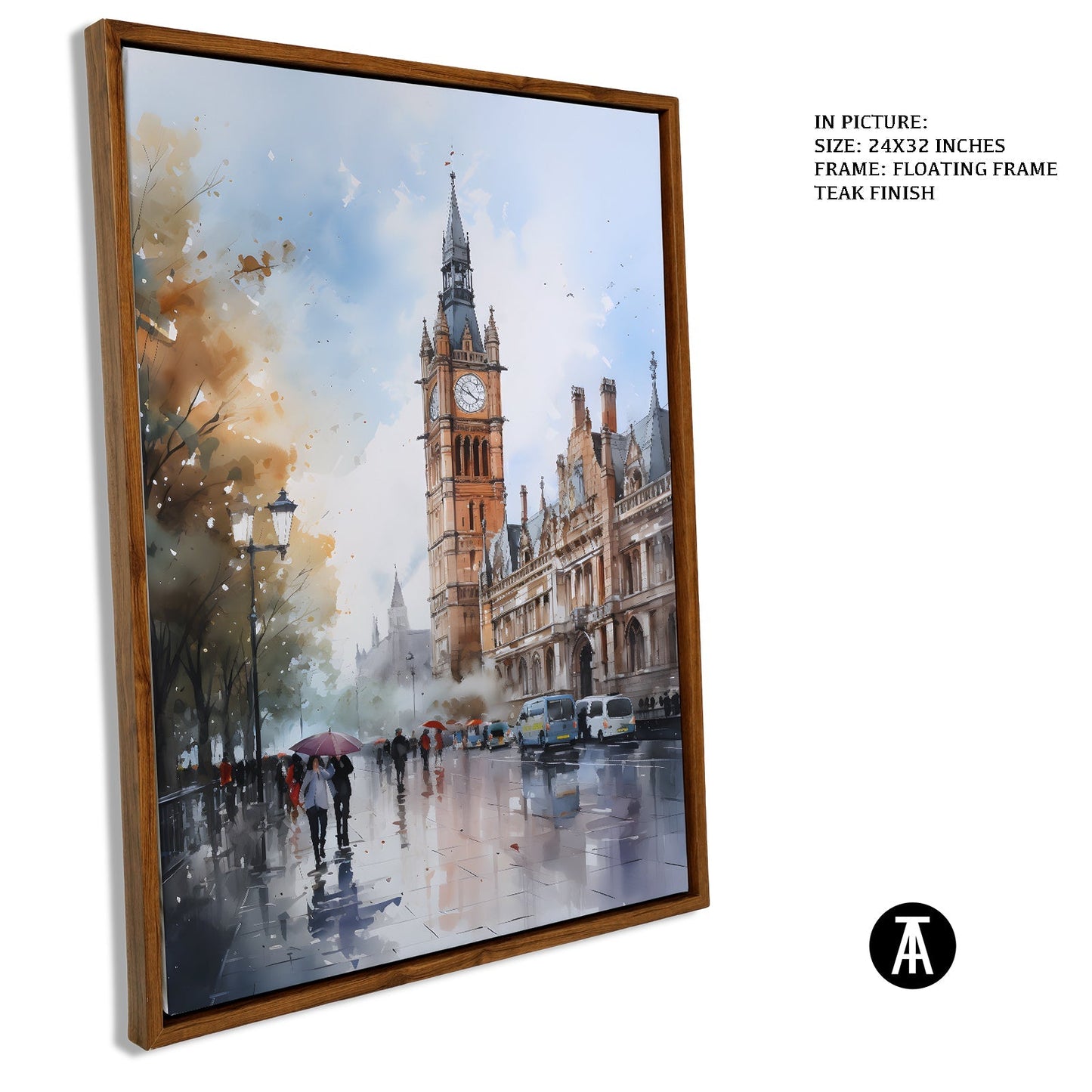 Artwork in Floating Frame