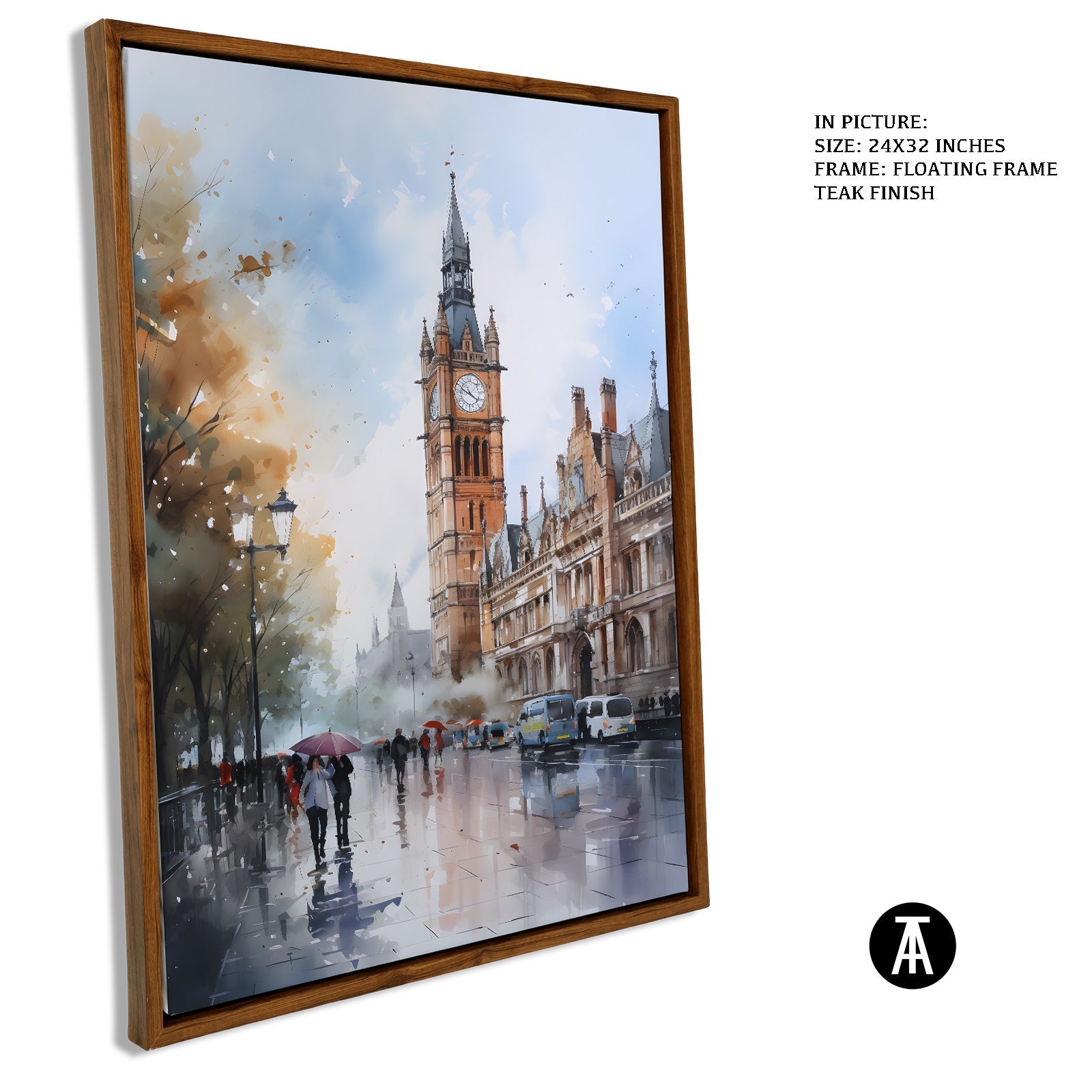 Artwork in Floating Frame