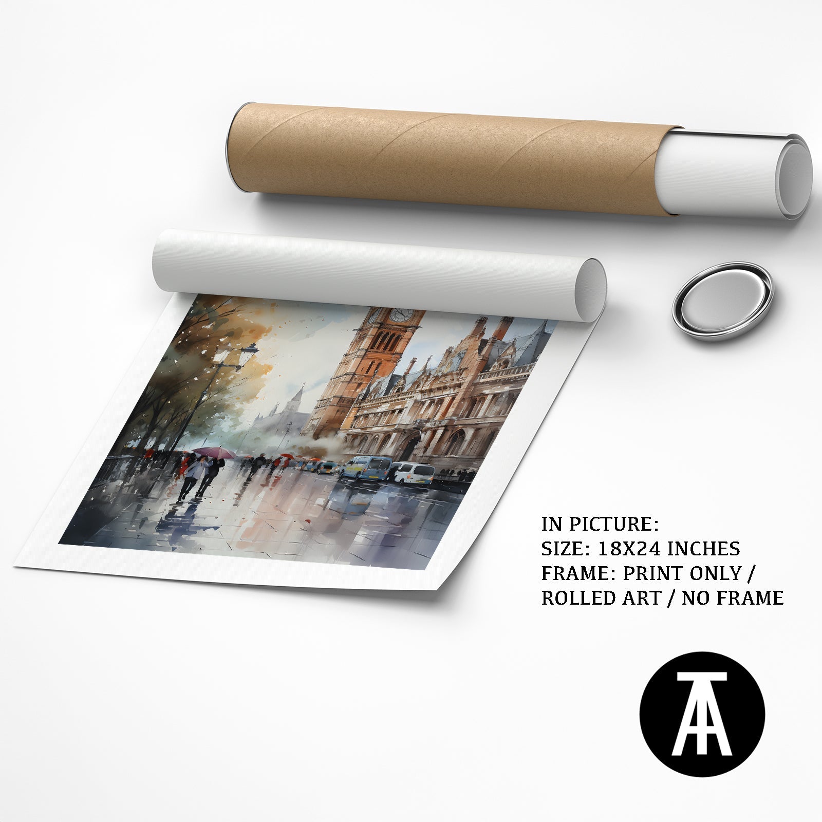 Artwork as Print Only or Rolled Art