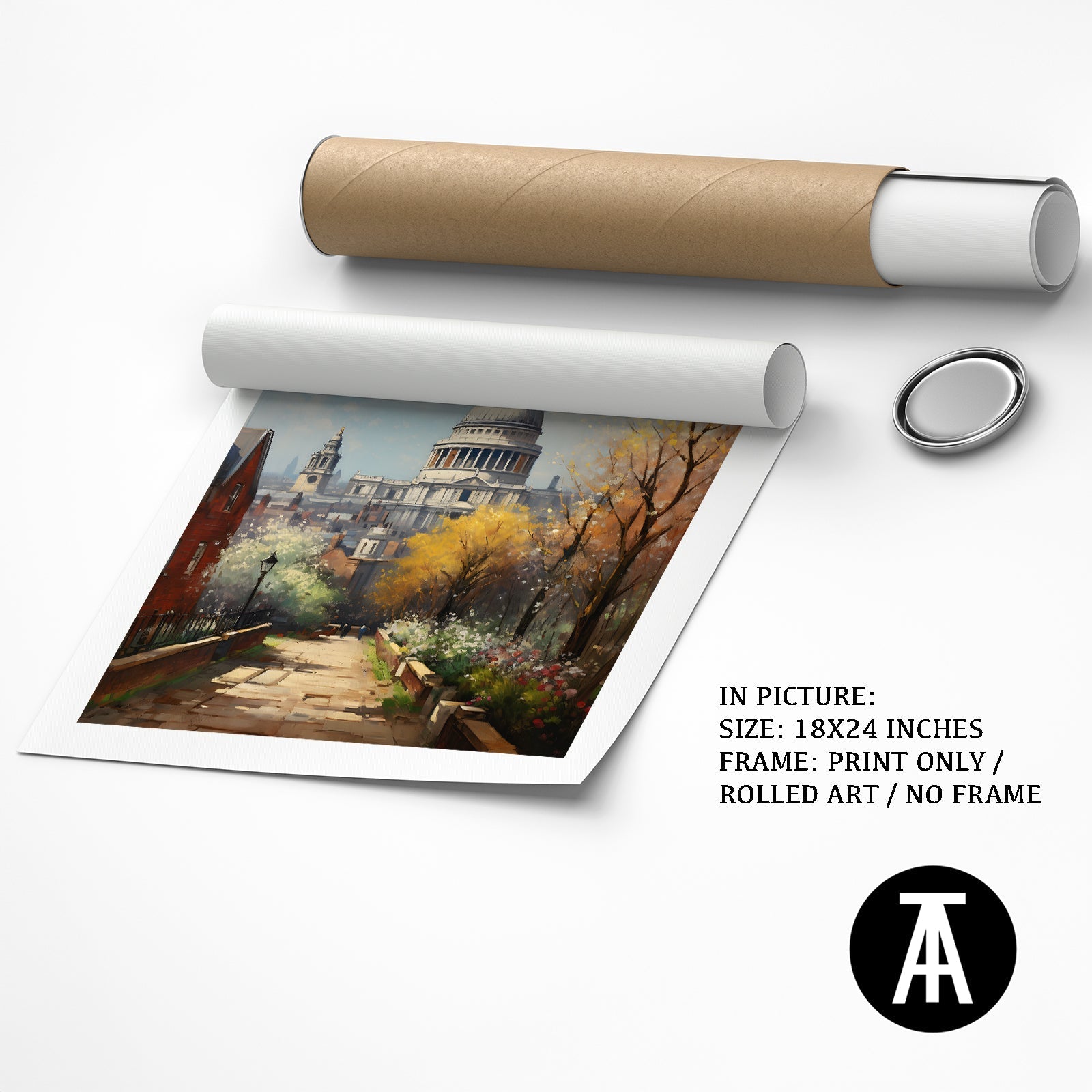 Artwork as Print Only or Rolled Art