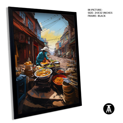 Artwork in Metal Earling Silver Frame