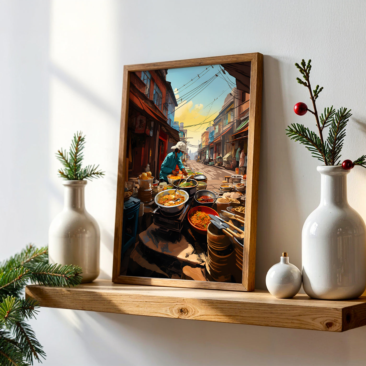 Veitnamese Painting in a Lifestyle Setting