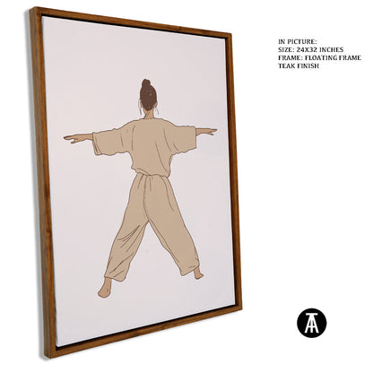 Artwork in Floating Frame