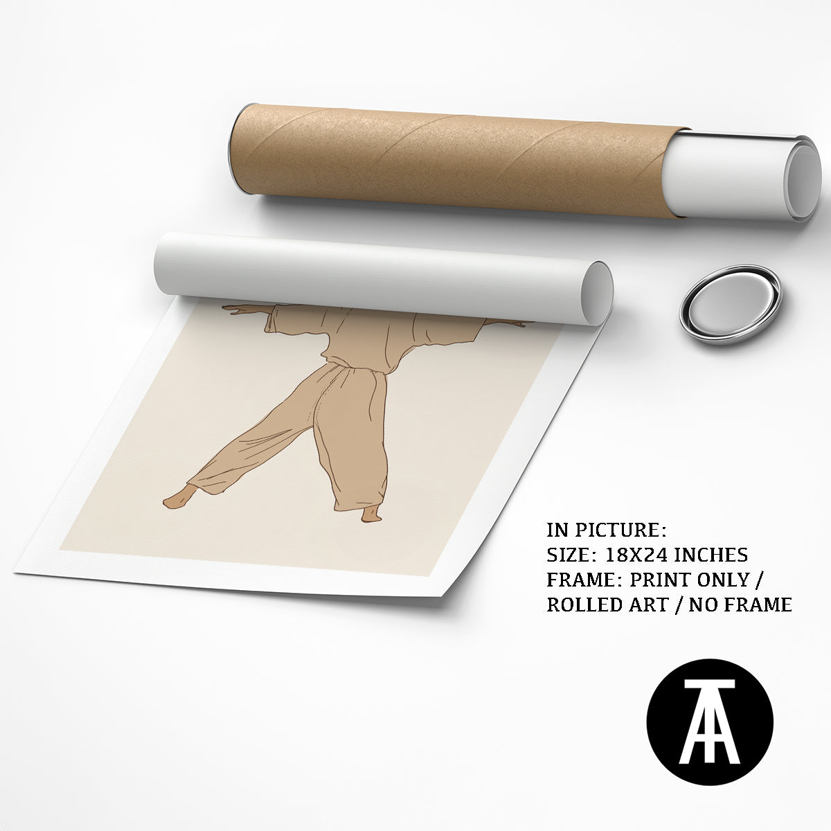 Artwork as Print Only or Rolled Art