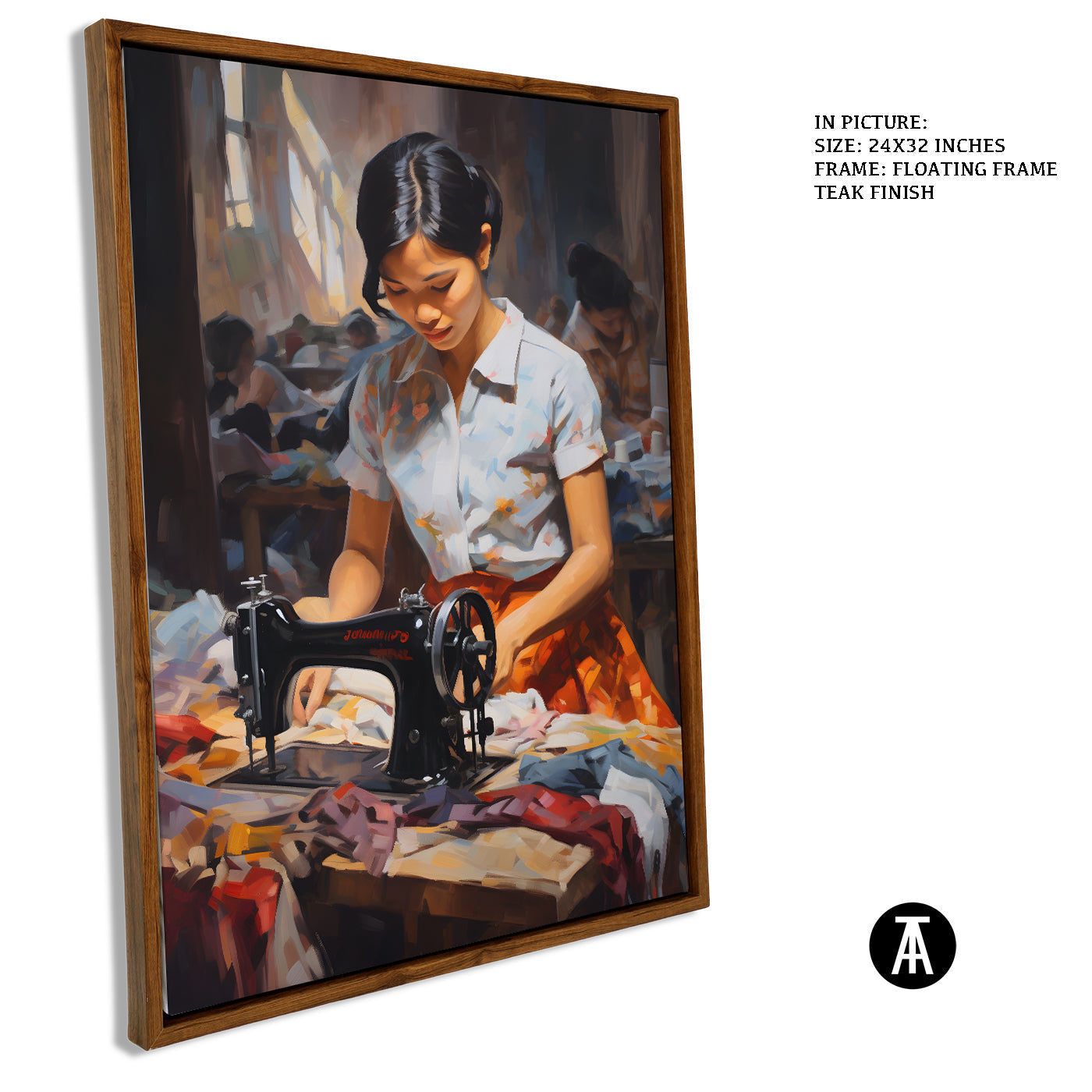Artwork in Floating Frame