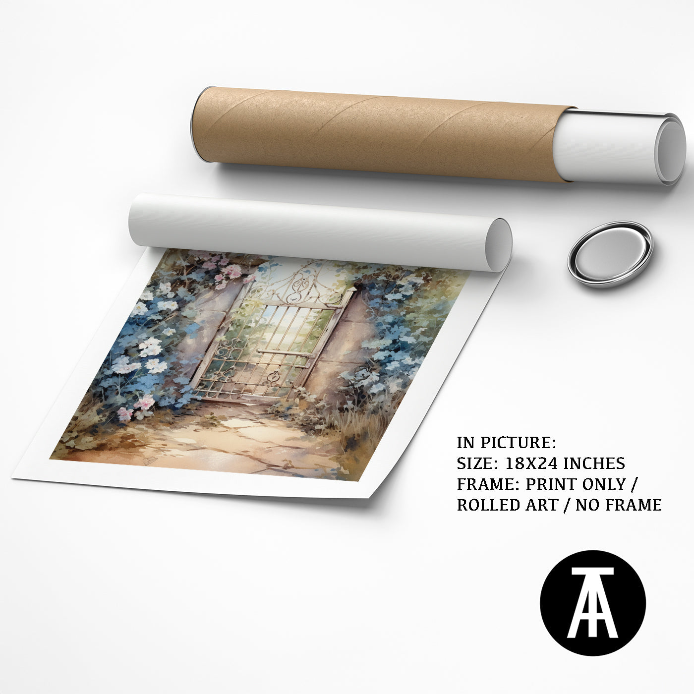 Artwork as Print Only or Rolled Art
