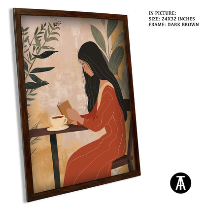Artwork in Metal Champagne Gold Frame