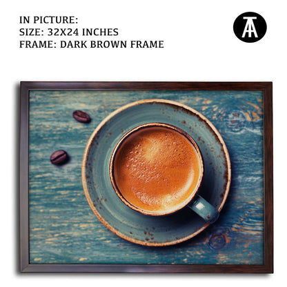 Artwork in Metal Champagne Gold Frame