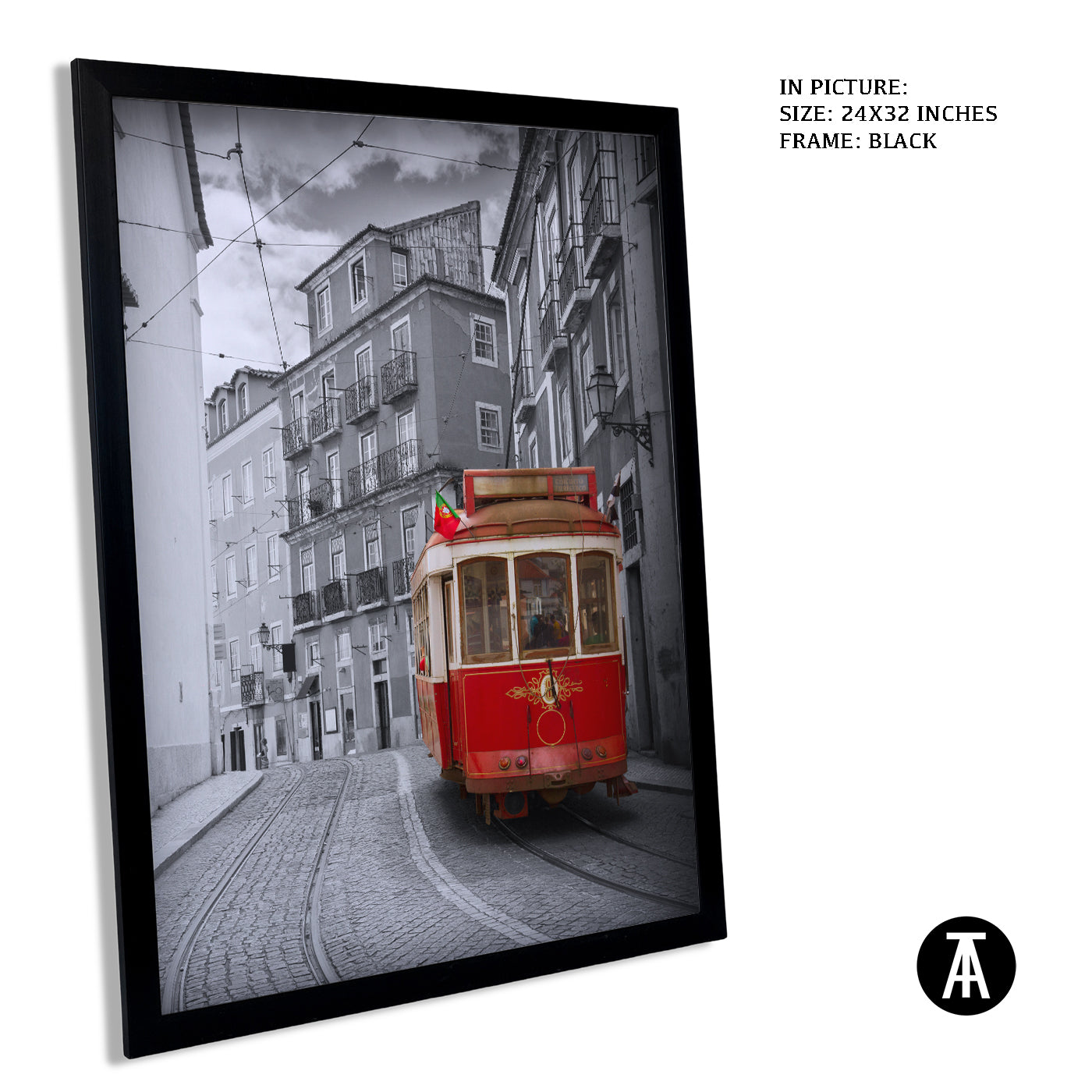 Artwork in Metal Earling Silver Frame
