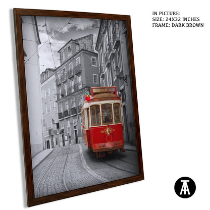 Artwork in Metal Champagne Gold Frame