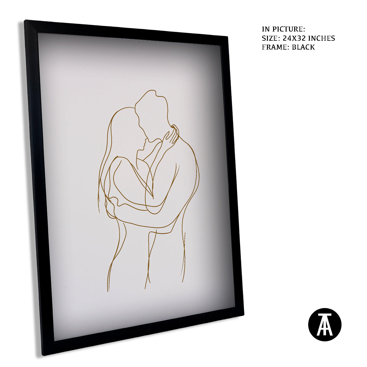 Artwork in Metal Earling Silver Frame