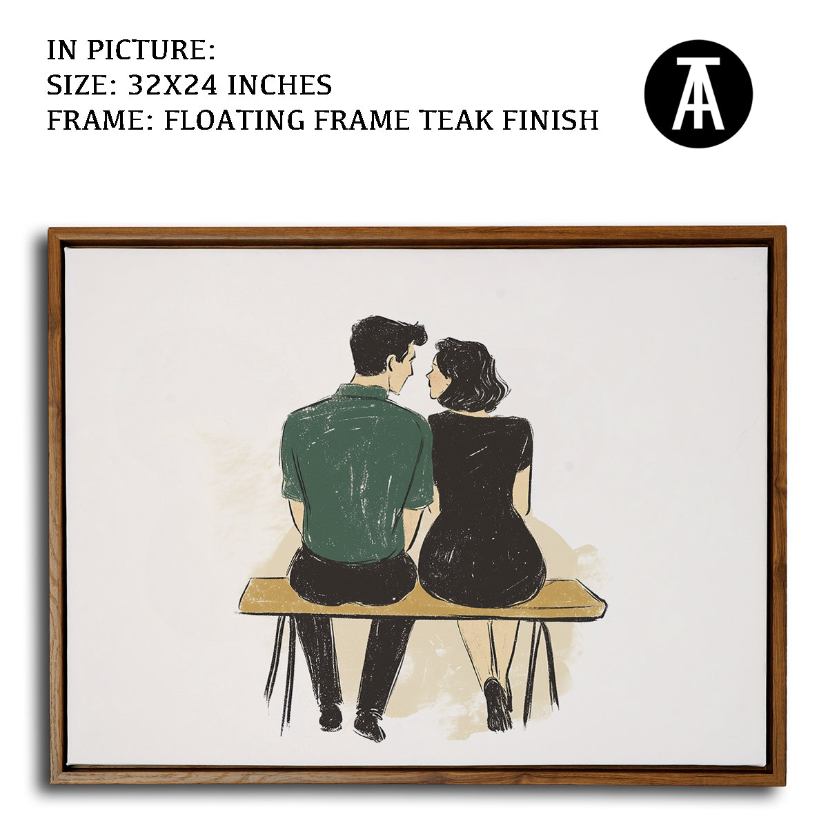 Artwork in Floating Frame