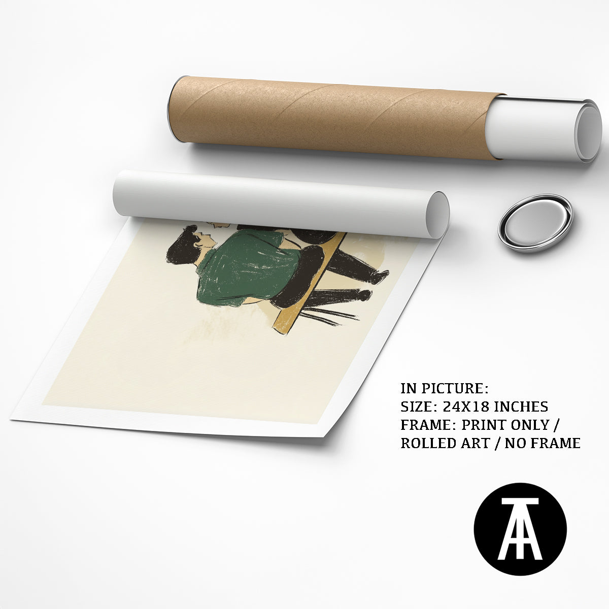 Artwork as Print Only or Rolled Art
