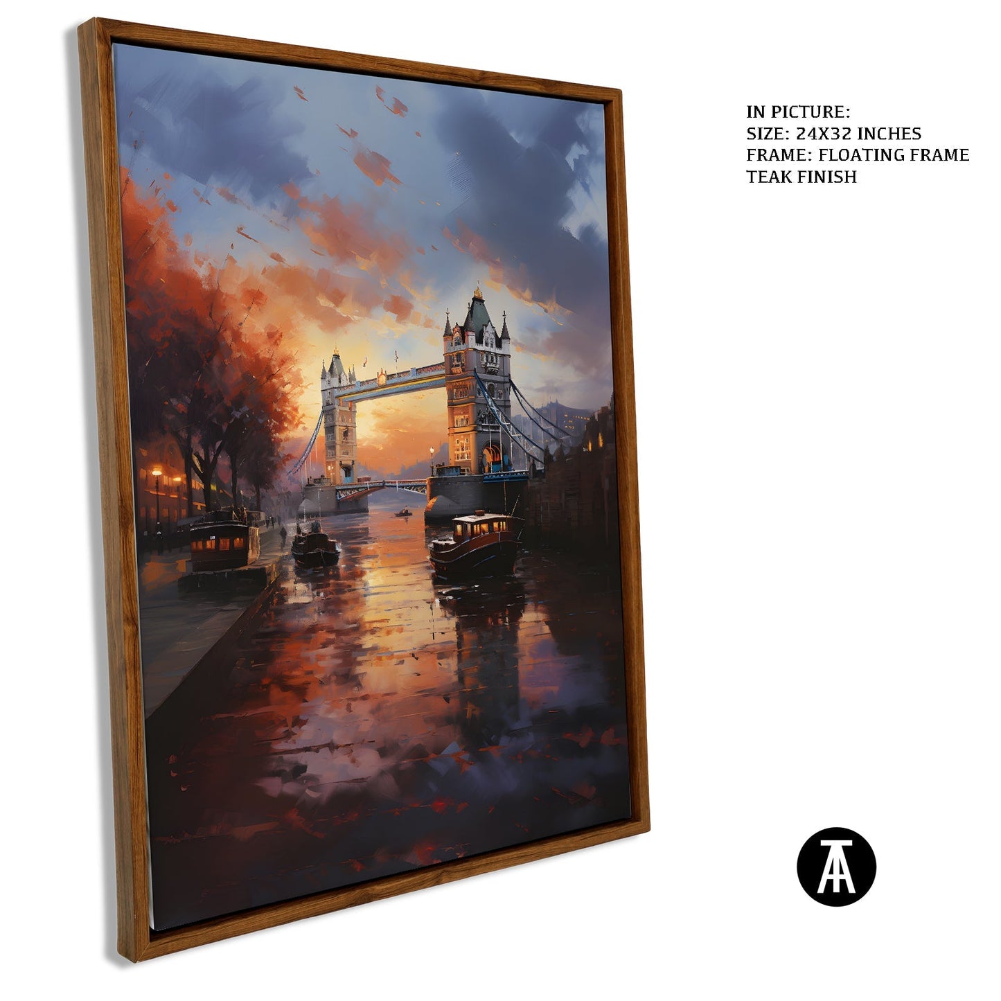 Artwork in Floating Frame