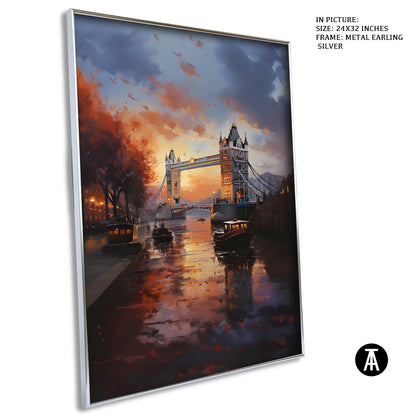 Artwork in Metal Earling Silver Frame