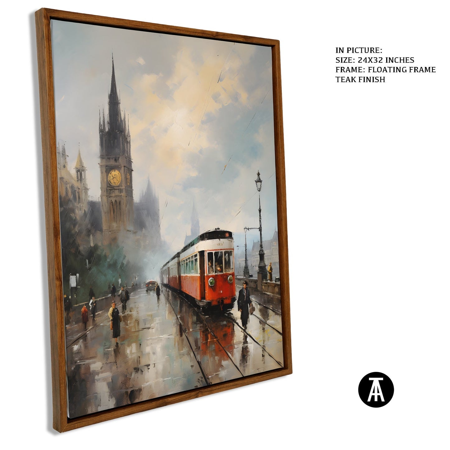 Artwork in Floating Frame