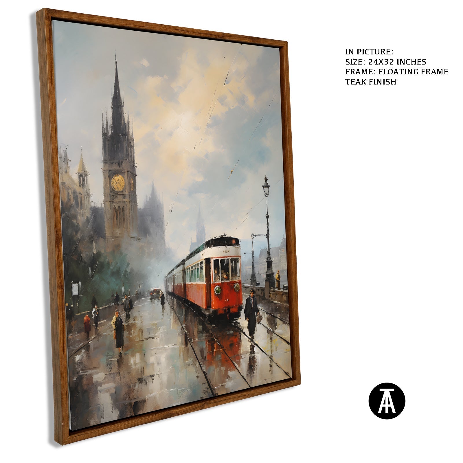 Artwork in Floating Frame