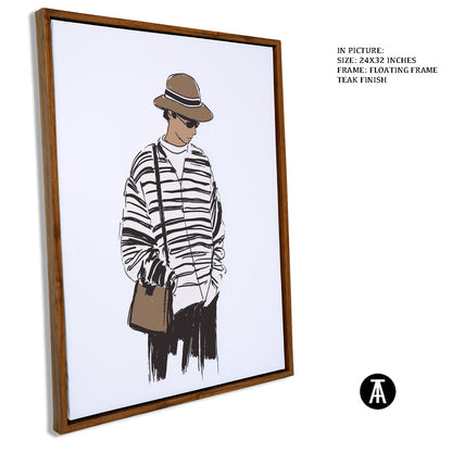 Artwork in Floating Frame