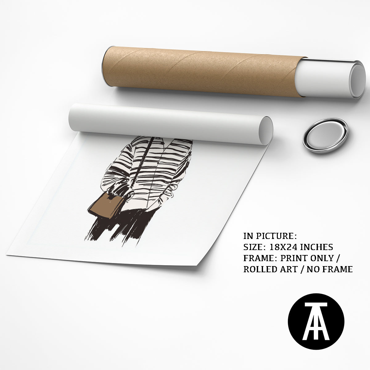 Artwork as Print Only or Rolled Art