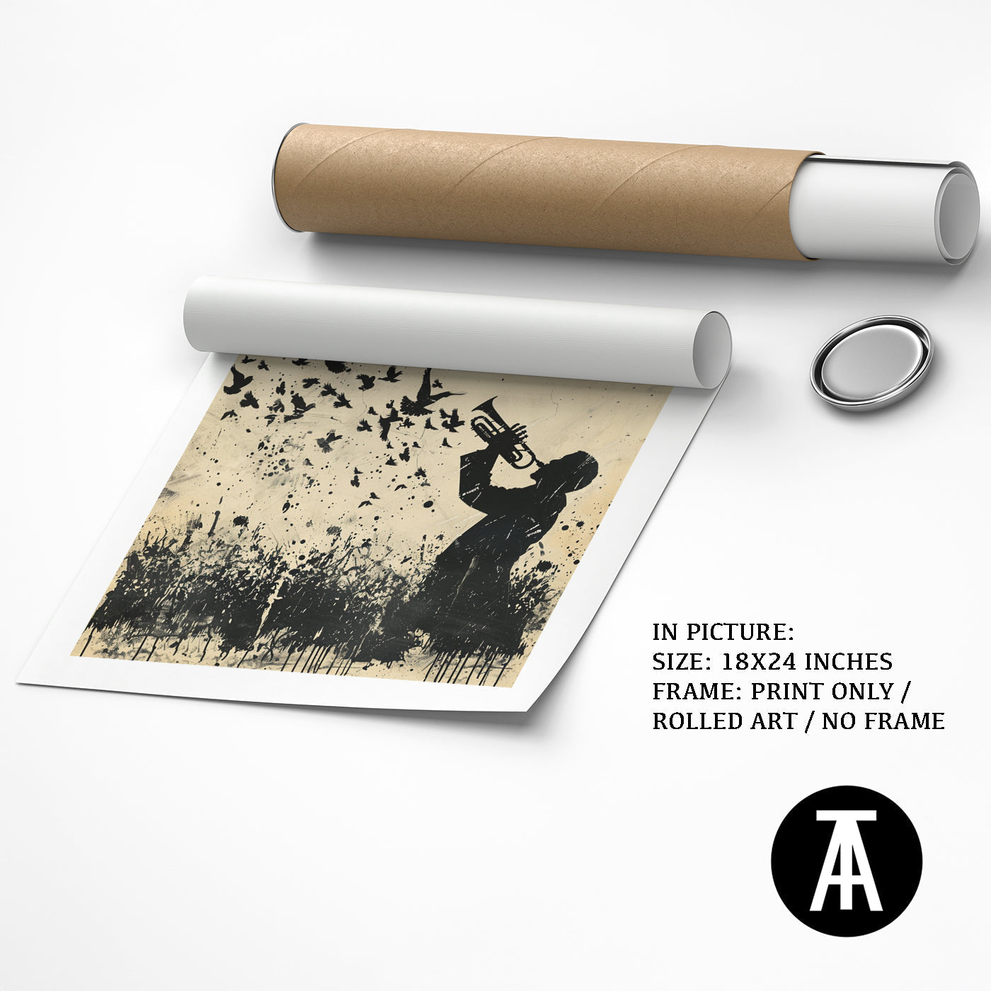 Artwork as Print Only or Rolled Art