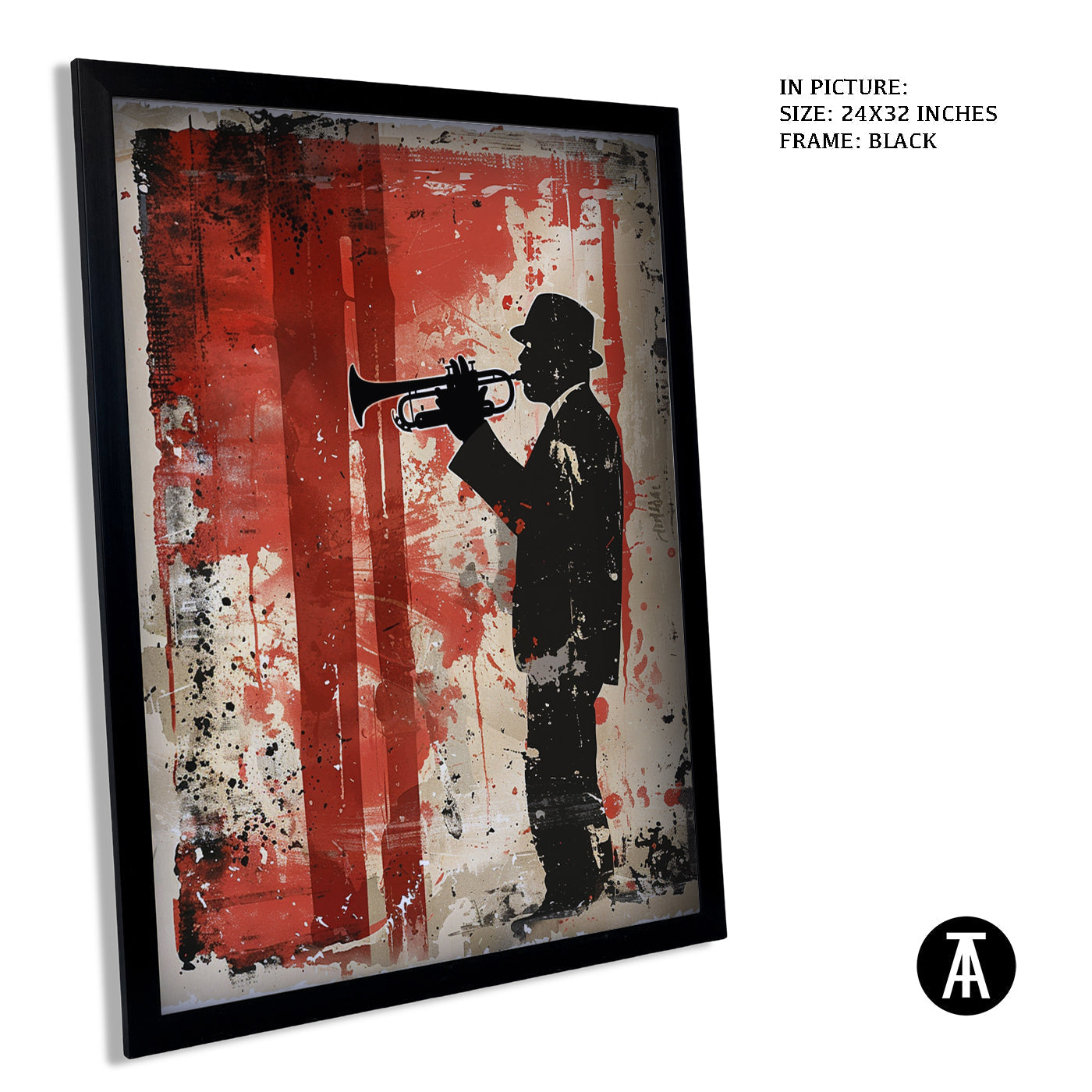 Artwork in Metal Earling Silver Frame