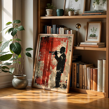 Cafe Art Painting in a Lifestyle Setting
