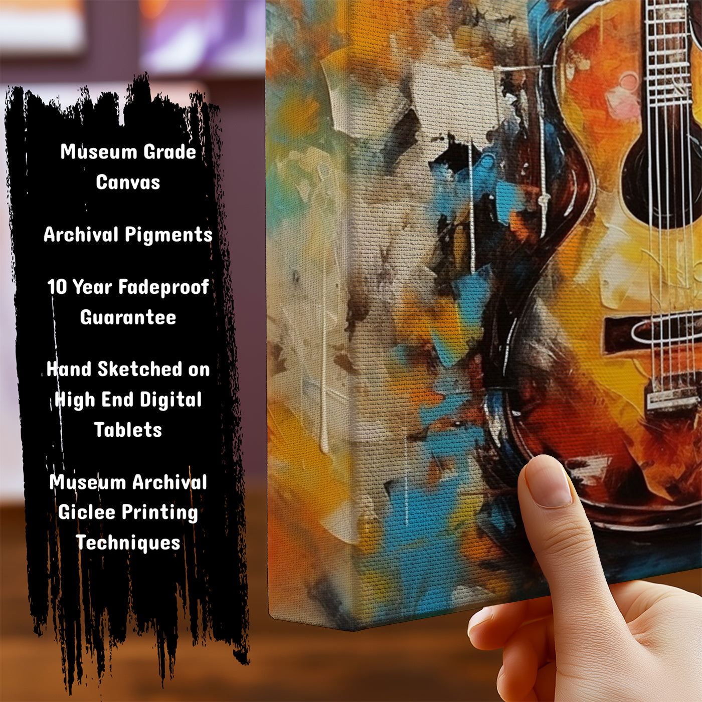 Information about Abstract Canvas Art Print