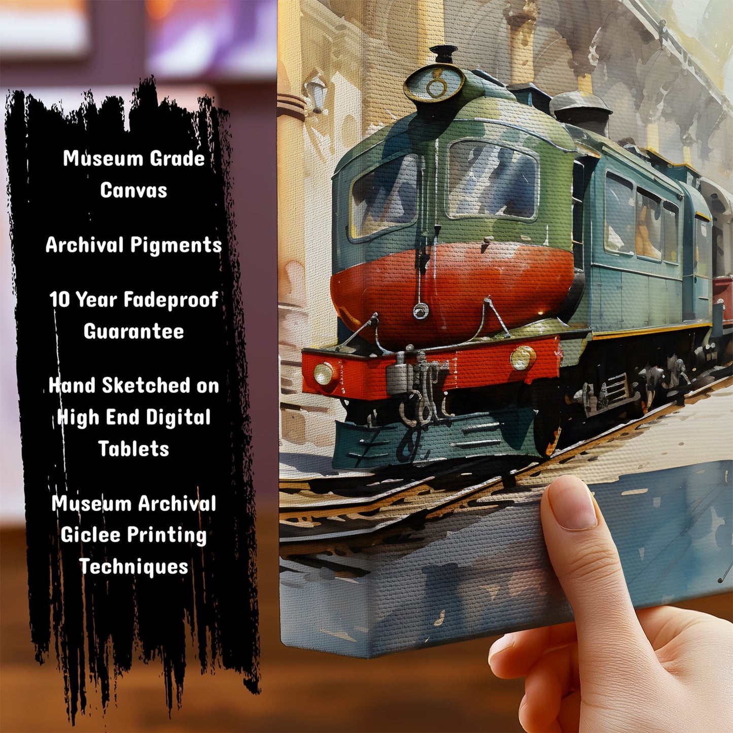 Information about Vintage London Canvas Art Print