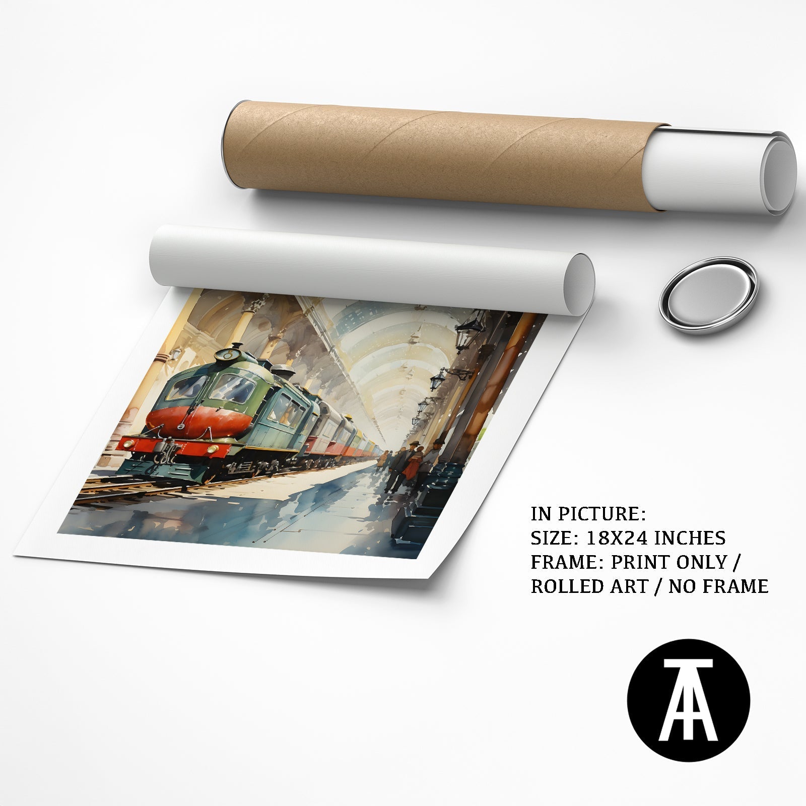 Artwork as Print Only or Rolled Art