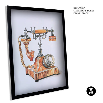 Artwork in Metal Earling Silver Frame