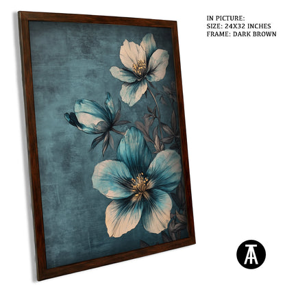 Artwork in Metal Champagne Gold Frame