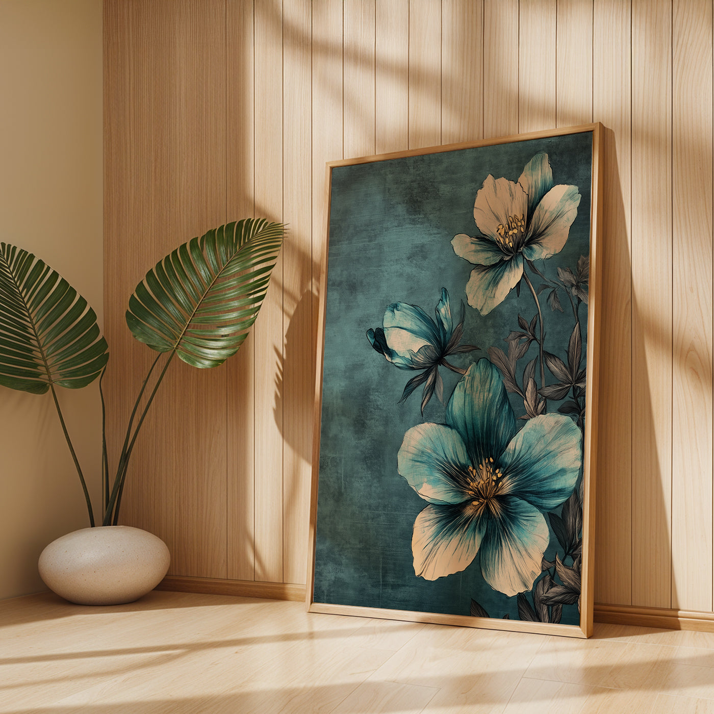 Floral Painting in a Lifestyle Setting