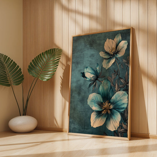 Floral Painting in a Lifestyle Setting