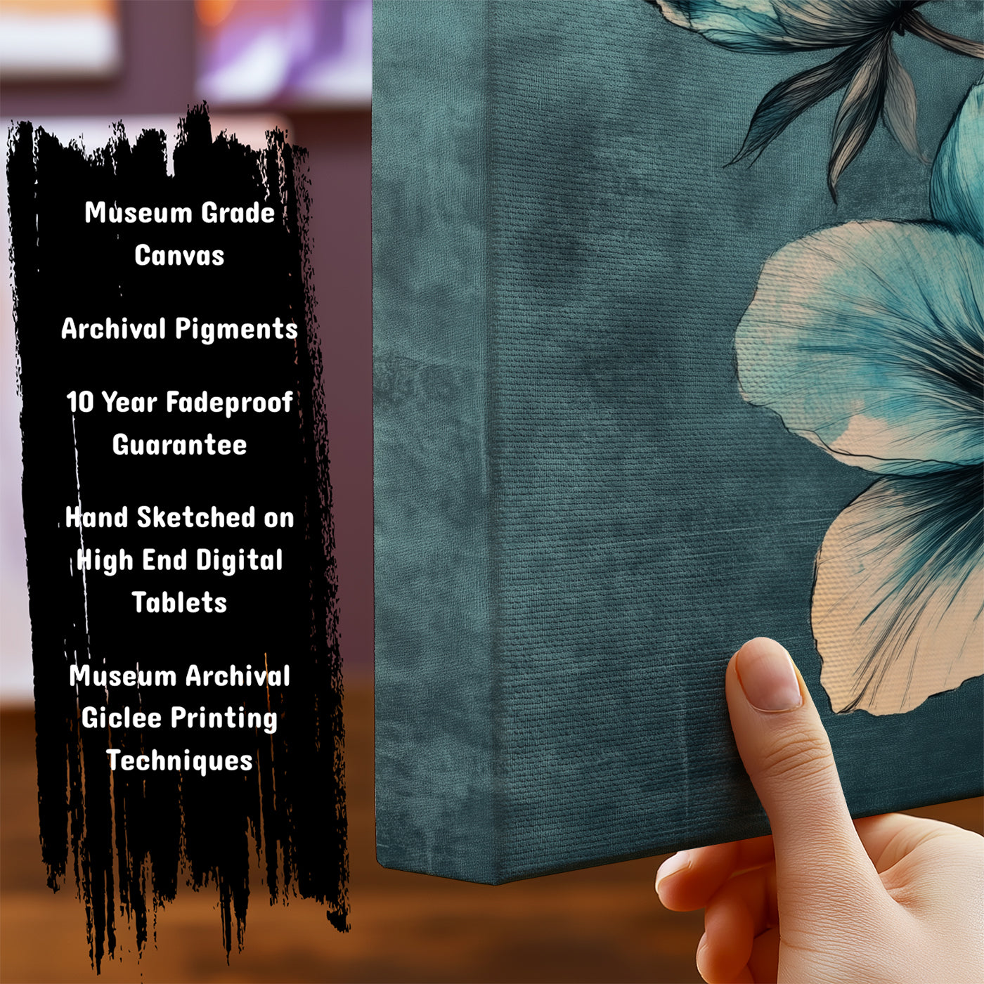 Information about Floral Botanical Canvas Art Print