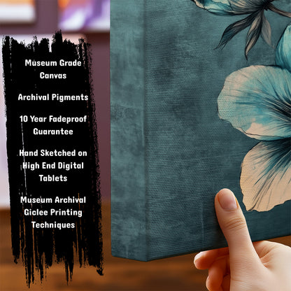 Information about Floral Botanical Canvas Art Print