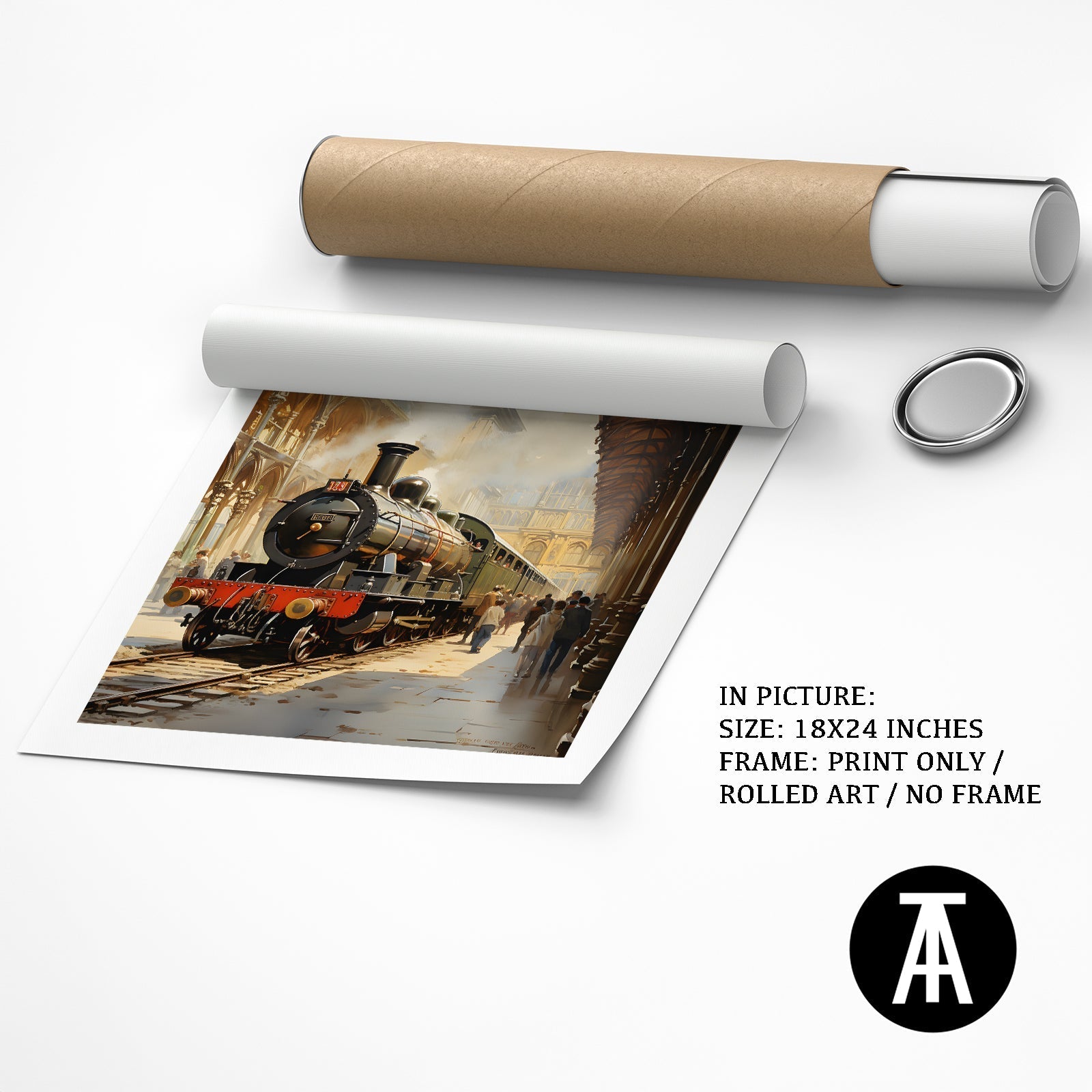 Artwork as Print Only or Rolled Art