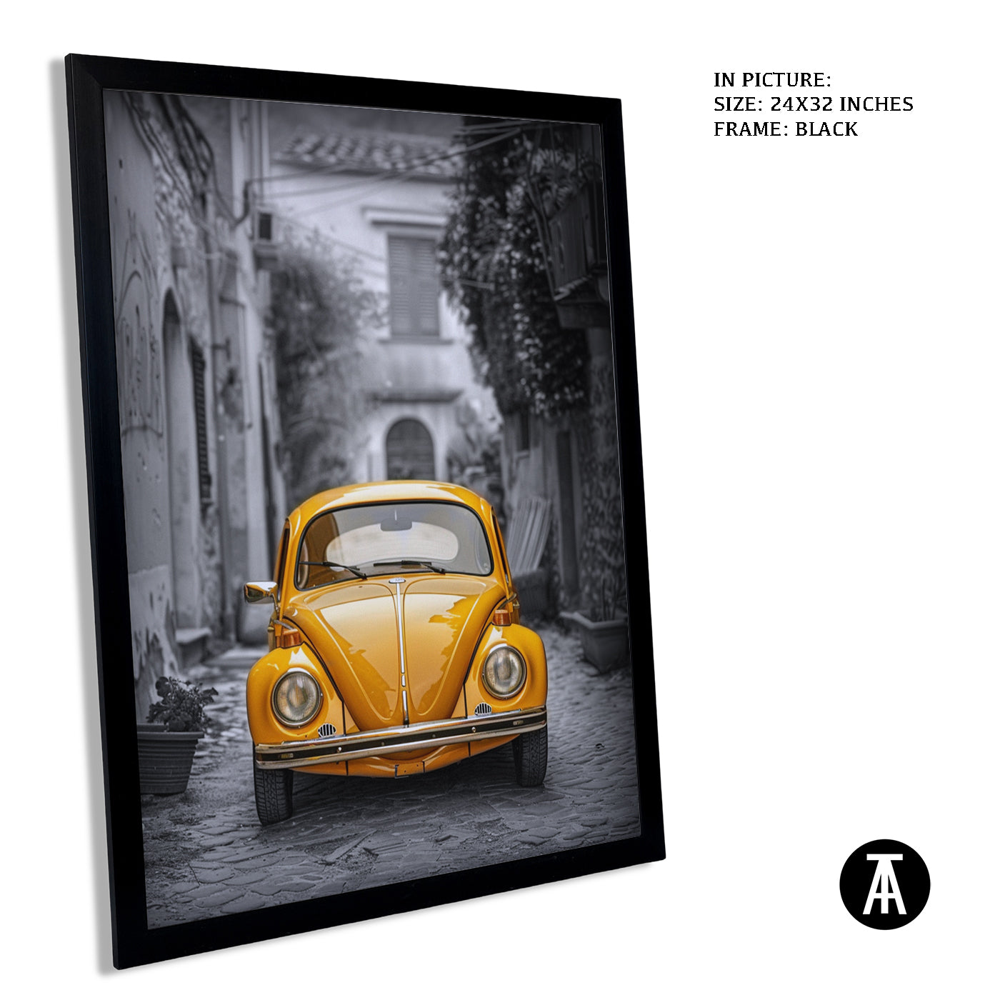 Artwork in Metal Earling Silver Frame