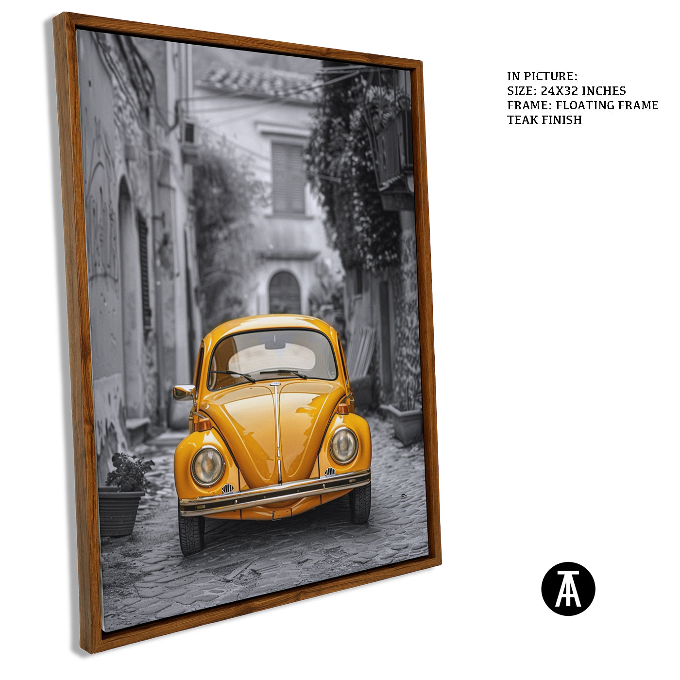 Artwork in Floating Frame