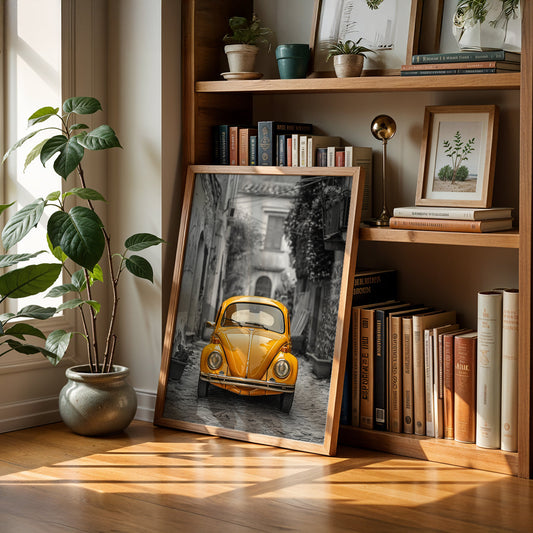 Cafe Art Painting in a Lifestyle Setting