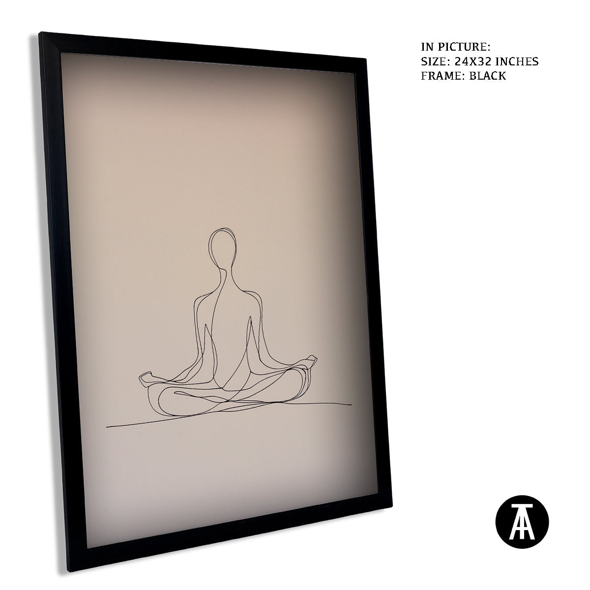 Artwork in Metal Earling Silver Frame